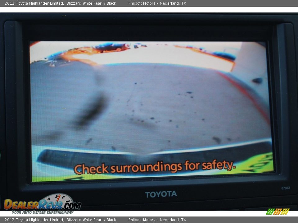 2012 Toyota Highlander Limited Blizzard White Pearl / Black Photo #18
