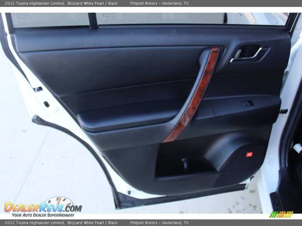 2012 Toyota Highlander Limited Blizzard White Pearl / Black Photo #19
