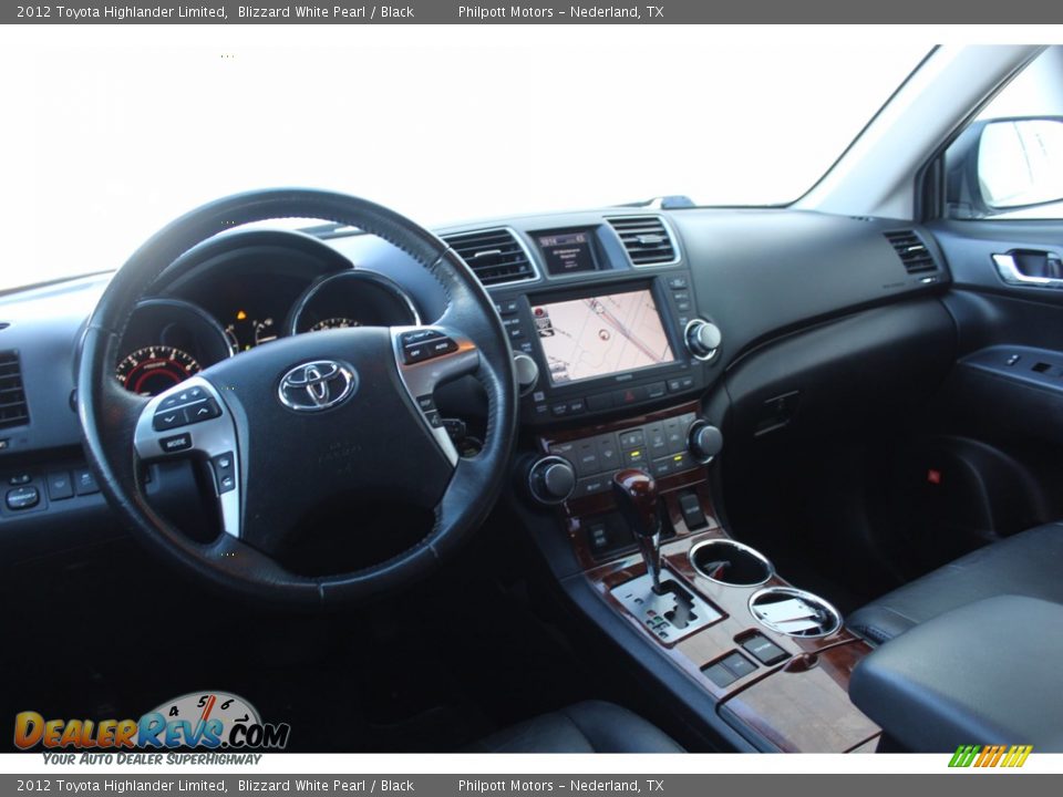 2012 Toyota Highlander Limited Blizzard White Pearl / Black Photo #21