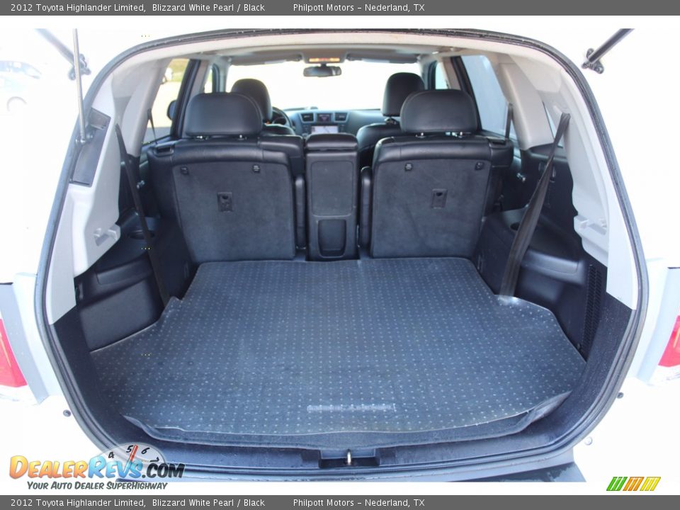 2012 Toyota Highlander Limited Blizzard White Pearl / Black Photo #23