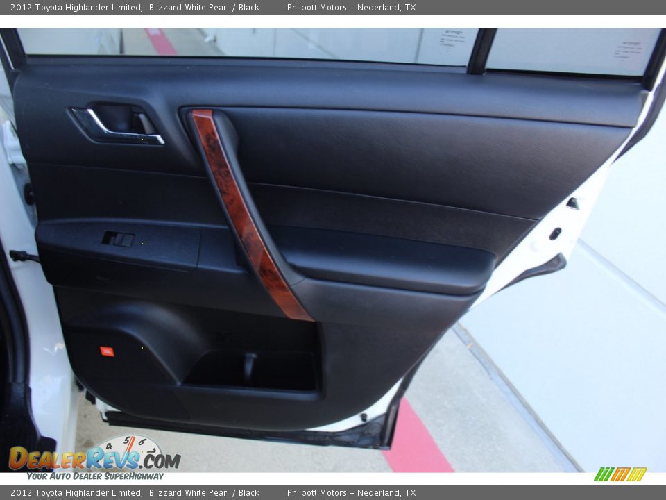 2012 Toyota Highlander Limited Blizzard White Pearl / Black Photo #25