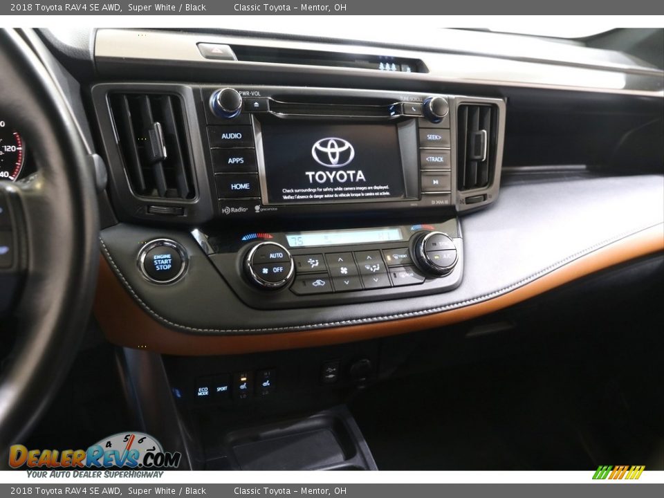 2018 Toyota RAV4 SE AWD Super White / Black Photo #9