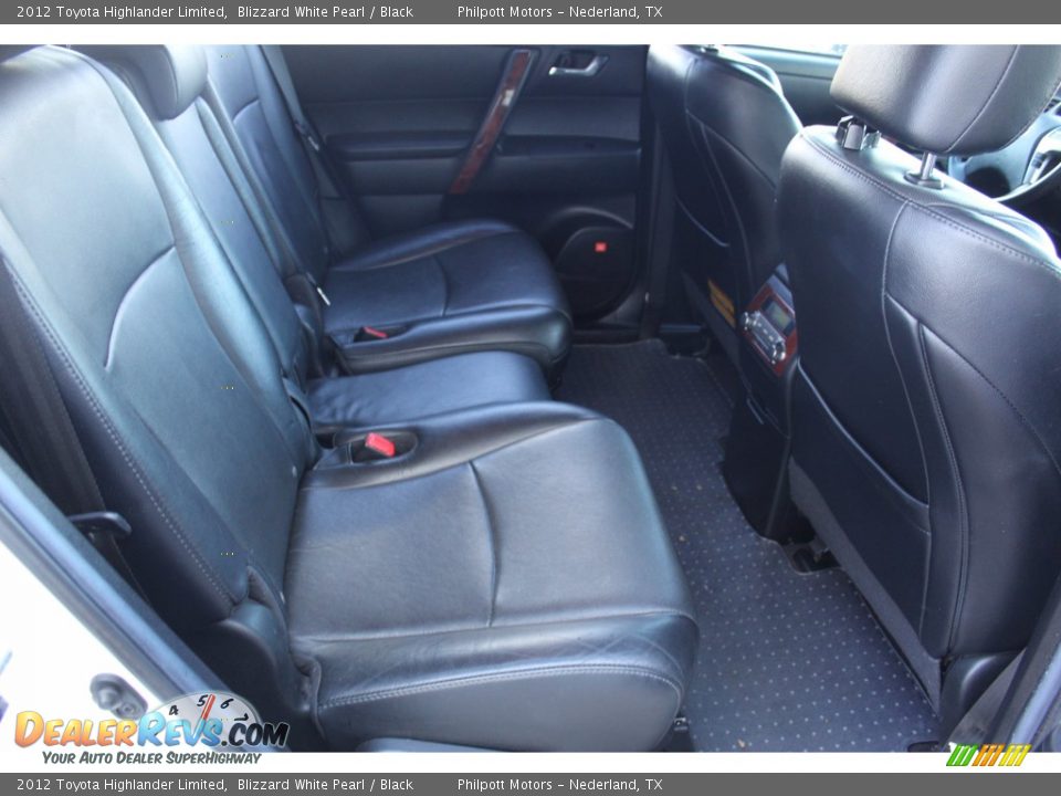 2012 Toyota Highlander Limited Blizzard White Pearl / Black Photo #26