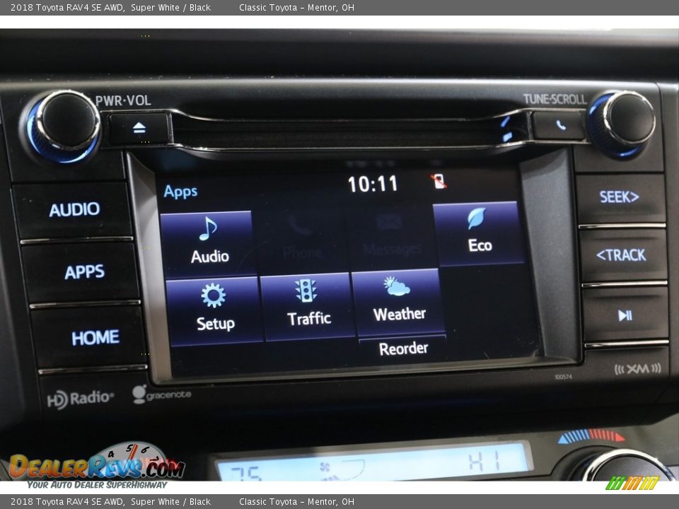 2018 Toyota RAV4 SE AWD Super White / Black Photo #10