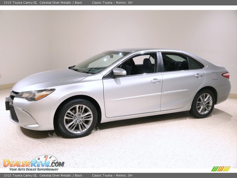 2015 Toyota Camry SE Celestial Silver Metallic / Black Photo #3
