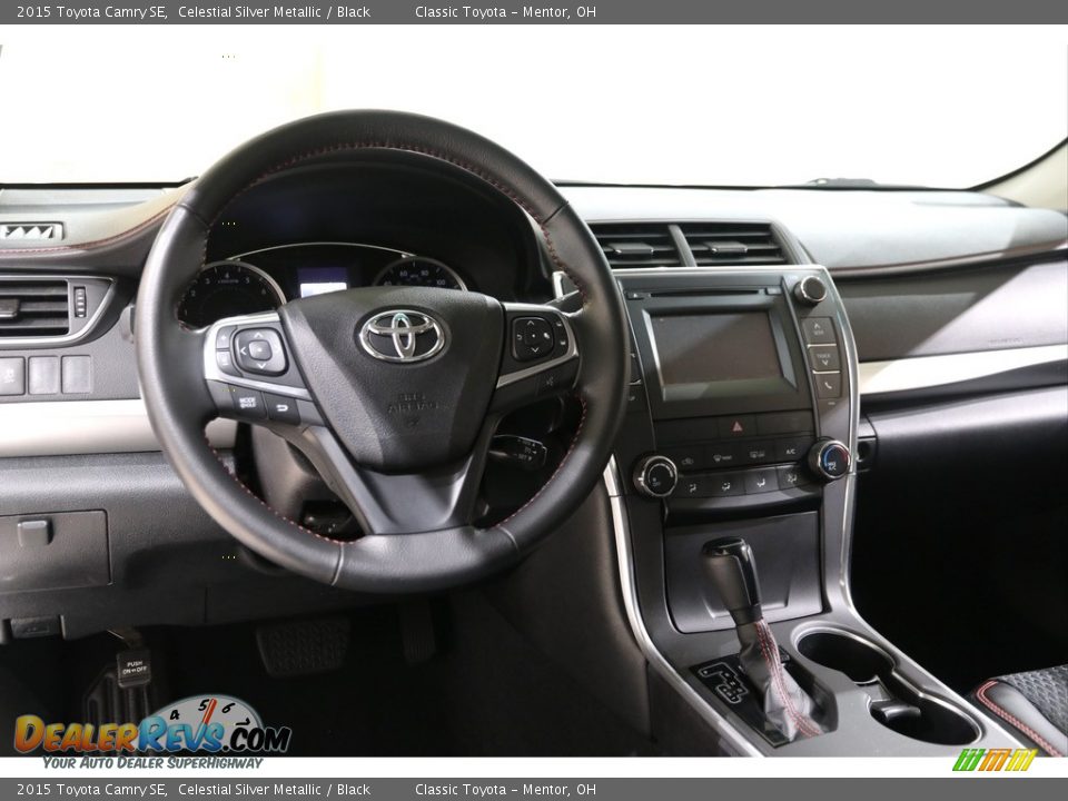 2015 Toyota Camry SE Celestial Silver Metallic / Black Photo #6