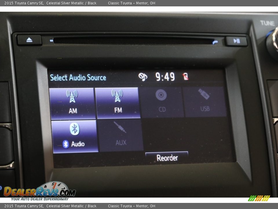 2015 Toyota Camry SE Celestial Silver Metallic / Black Photo #10