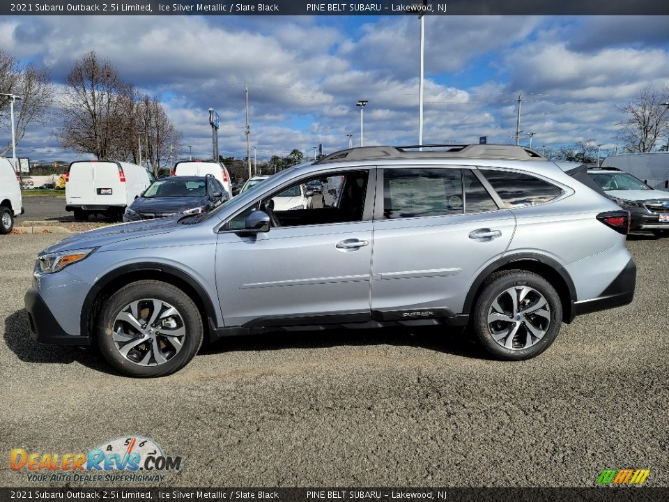 2021 Subaru Outback 2.5i Limited Ice Silver Metallic / Slate Black Photo #4