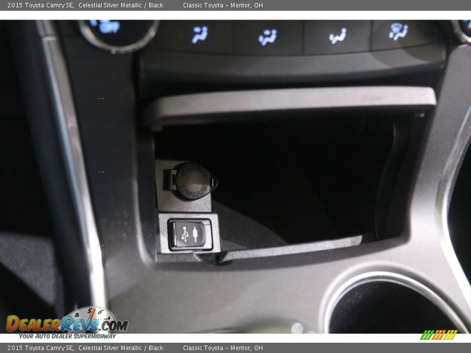2015 Toyota Camry SE Celestial Silver Metallic / Black Photo #13