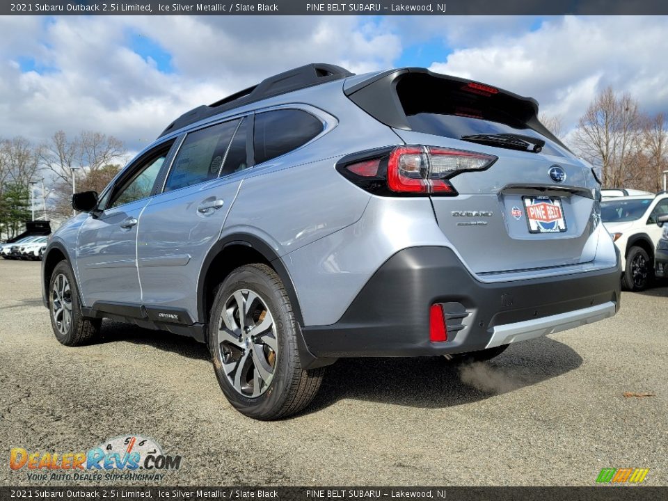 2021 Subaru Outback 2.5i Limited Ice Silver Metallic / Slate Black Photo #6