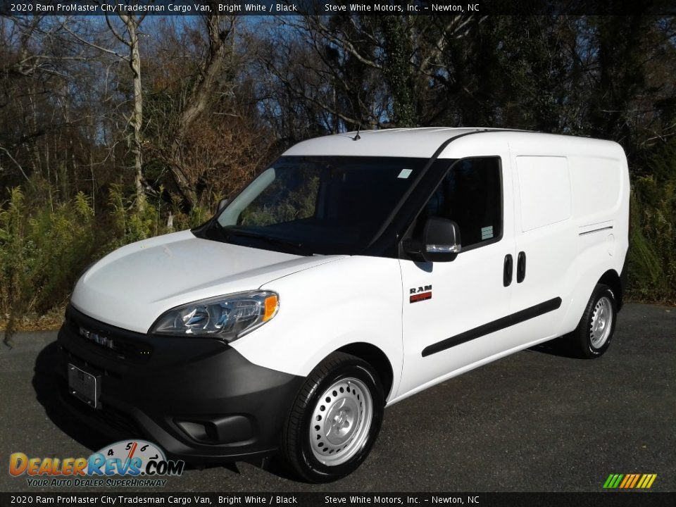 2020 Ram ProMaster City Tradesman Cargo Van Bright White / Black Photo #2