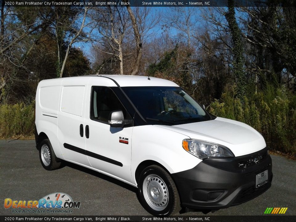 2020 Ram ProMaster City Tradesman Cargo Van Bright White / Black Photo #4