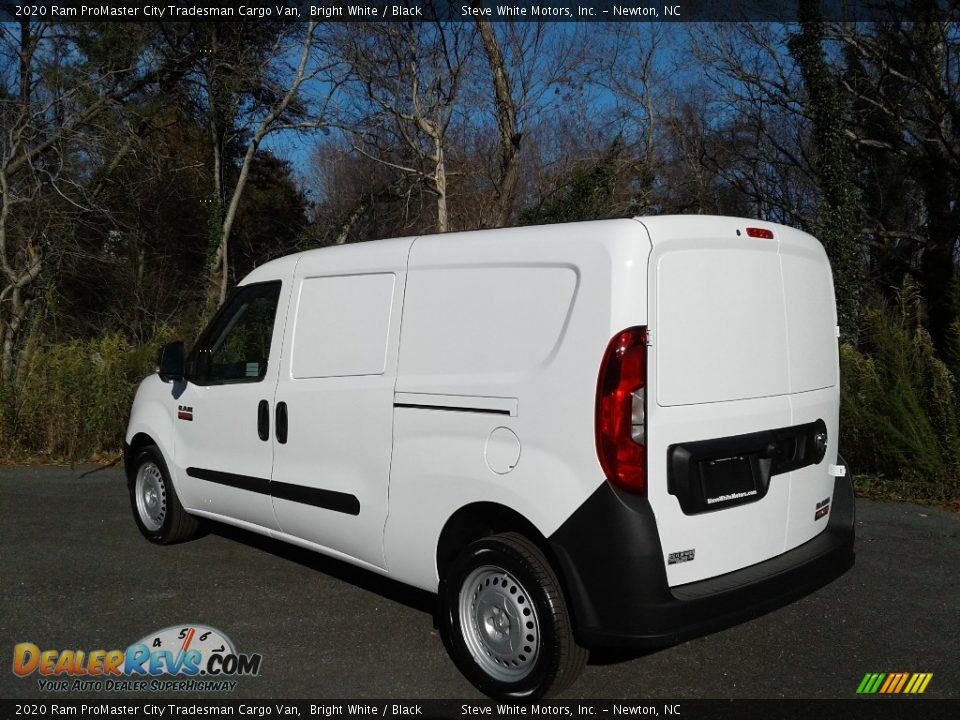 2020 Ram ProMaster City Tradesman Cargo Van Bright White / Black Photo #8