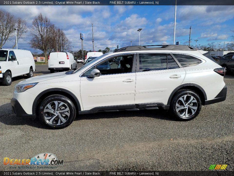 2021 Subaru Outback 2.5i Limited Crystal White Pearl / Slate Black Photo #4