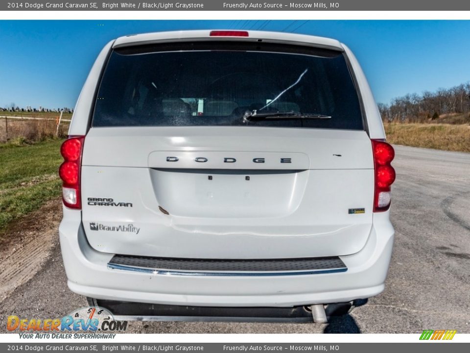 2014 Dodge Grand Caravan SE Bright White / Black/Light Graystone Photo #5