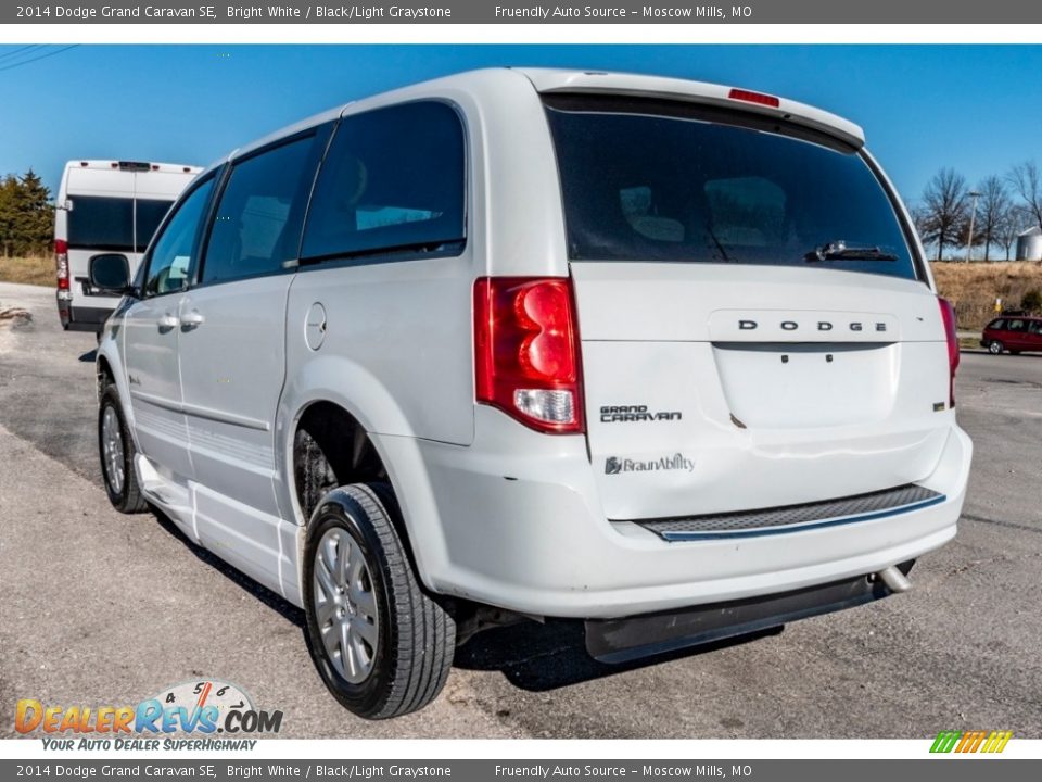 2014 Dodge Grand Caravan SE Bright White / Black/Light Graystone Photo #6