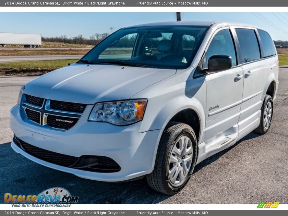 2014 Dodge Grand Caravan SE Bright White / Black/Light Graystone Photo #8