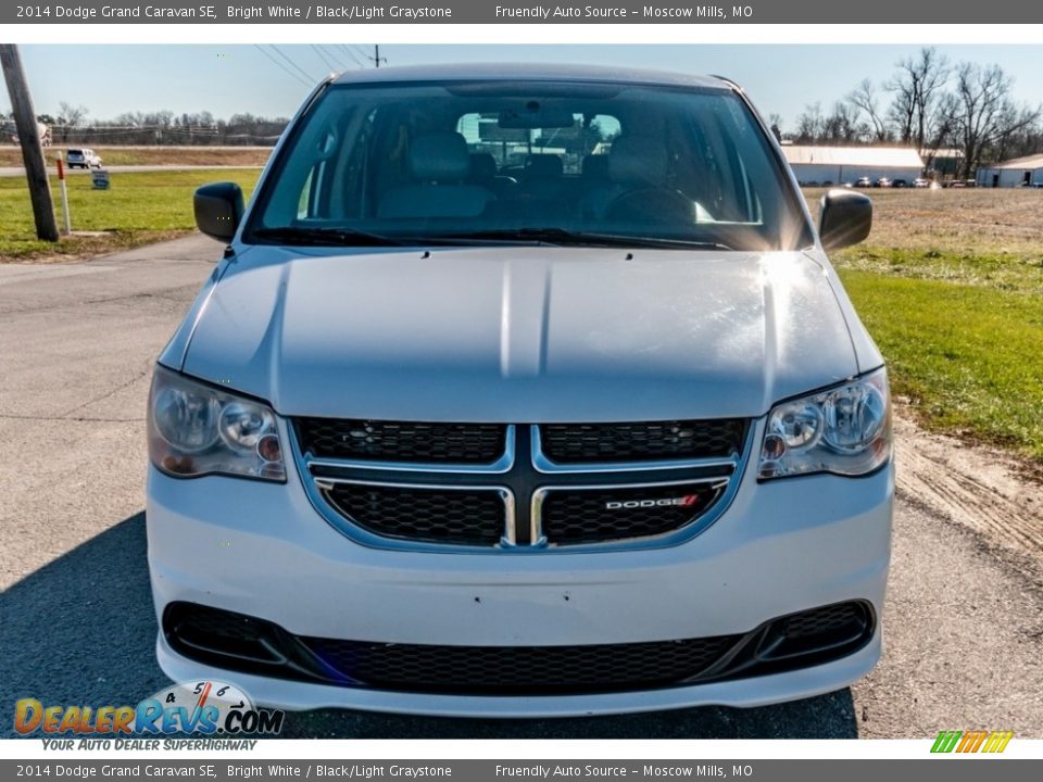 2014 Dodge Grand Caravan SE Bright White / Black/Light Graystone Photo #9