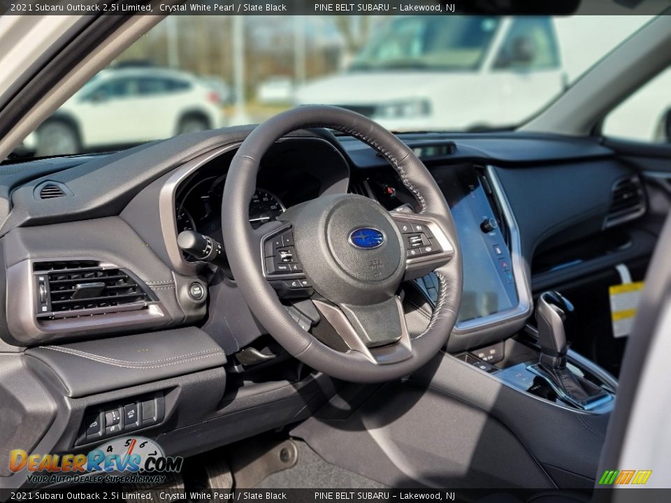 2021 Subaru Outback 2.5i Limited Crystal White Pearl / Slate Black Photo #12