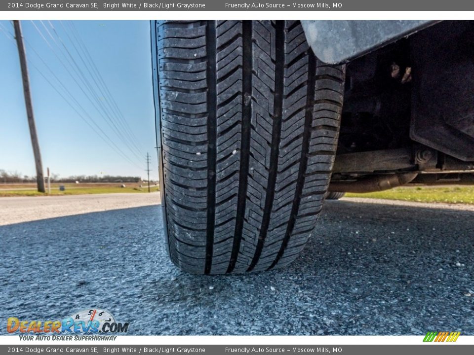 2014 Dodge Grand Caravan SE Bright White / Black/Light Graystone Photo #11