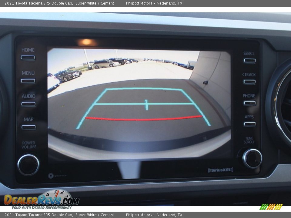 2021 Toyota Tacoma SR5 Double Cab Super White / Cement Photo #17