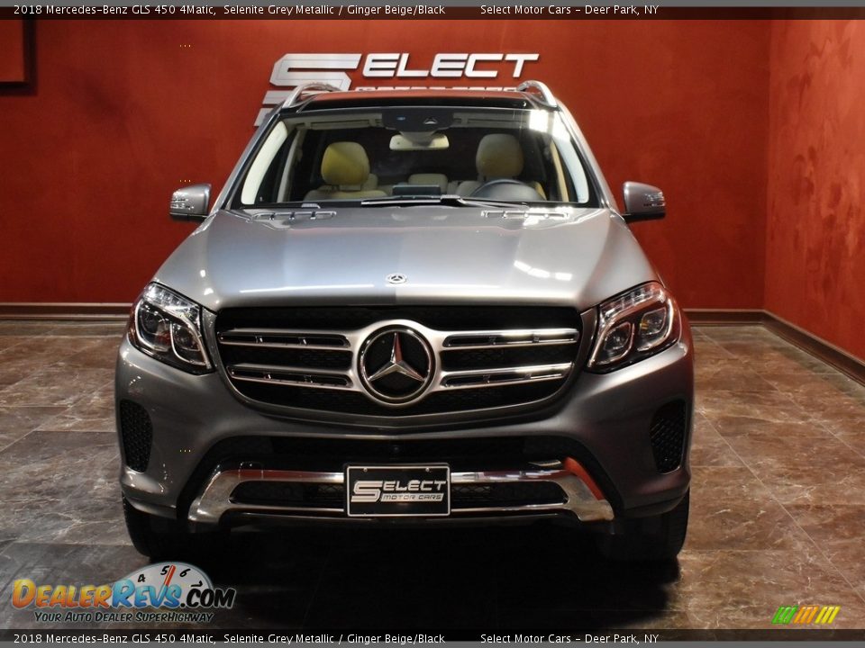 2018 Mercedes-Benz GLS 450 4Matic Selenite Grey Metallic / Ginger Beige/Black Photo #2