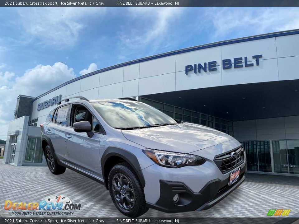 2021 Subaru Crosstrek Sport Ice Silver Metallic / Gray Photo #1