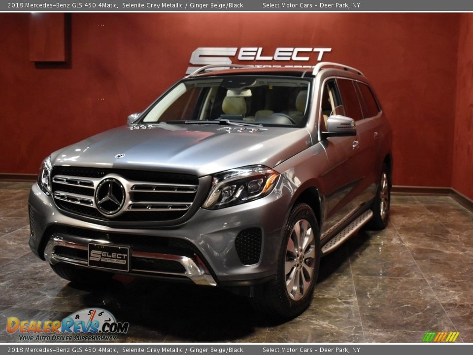 2018 Mercedes-Benz GLS 450 4Matic Selenite Grey Metallic / Ginger Beige/Black Photo #5