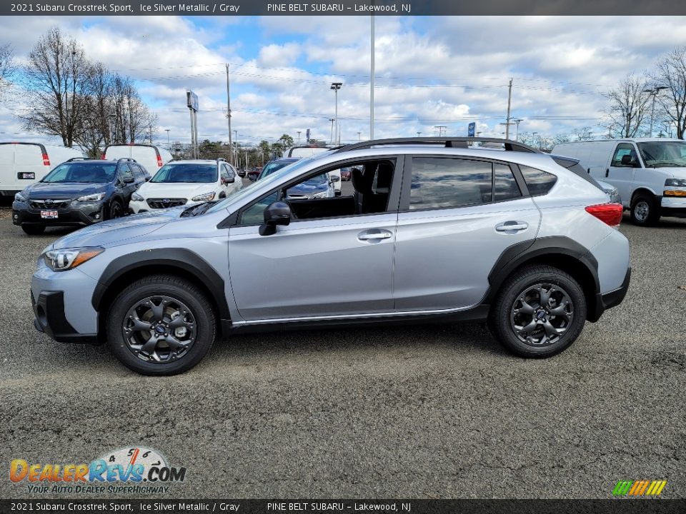 2021 Subaru Crosstrek Sport Ice Silver Metallic / Gray Photo #4