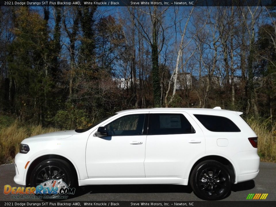2021 Dodge Durango SXT Plus Blacktop AWD White Knuckle / Black Photo #1