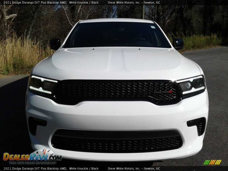 2021 Dodge Durango SXT Plus Blacktop AWD White Knuckle / Black Photo #3