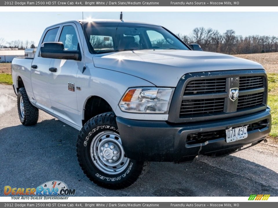 2012 Dodge Ram 2500 HD ST Crew Cab 4x4 Bright White / Dark Slate/Medium Graystone Photo #1