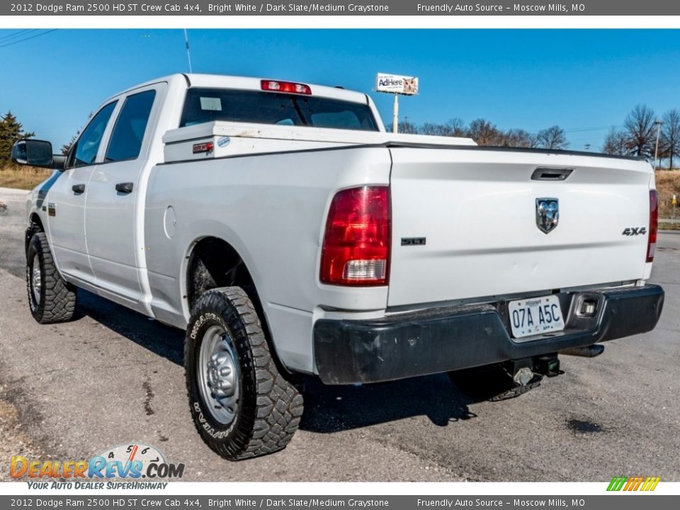 2012 Dodge Ram 2500 HD ST Crew Cab 4x4 Bright White / Dark Slate/Medium Graystone Photo #6