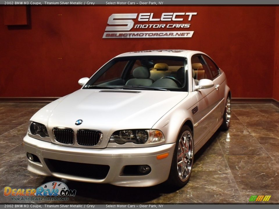 2002 BMW M3 Coupe Titanium Silver Metallic / Grey Photo #5