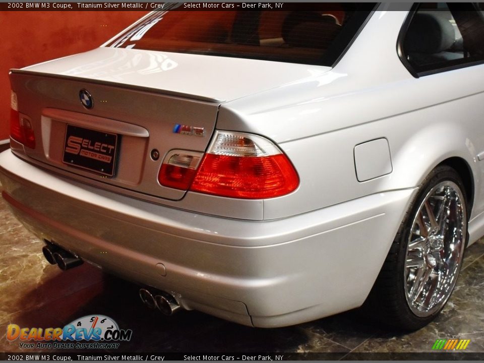 2002 BMW M3 Coupe Titanium Silver Metallic / Grey Photo #6