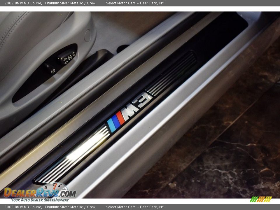 2002 BMW M3 Coupe Titanium Silver Metallic / Grey Photo #18