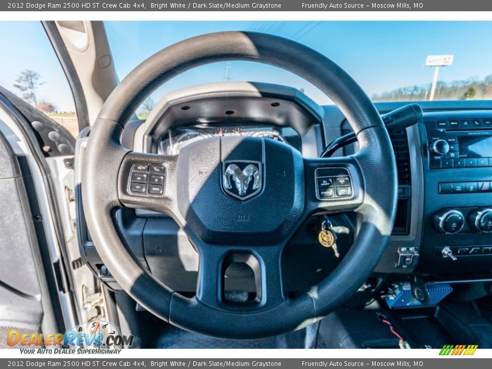 2012 Dodge Ram 2500 HD ST Crew Cab 4x4 Bright White / Dark Slate/Medium Graystone Photo #35