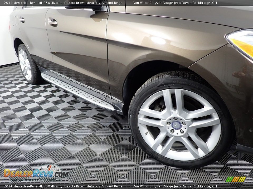 2014 Mercedes-Benz ML 350 4Matic Dakota Brown Metallic / Almond Beige Photo #8