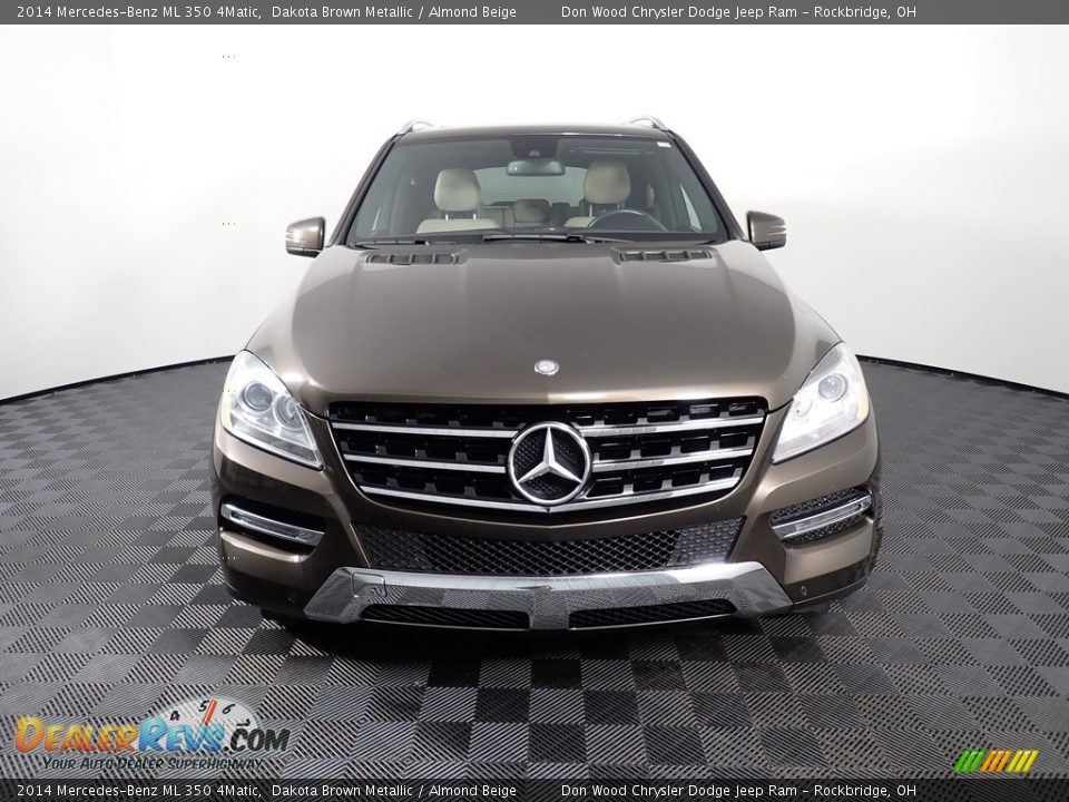 2014 Mercedes-Benz ML 350 4Matic Dakota Brown Metallic / Almond Beige Photo #9