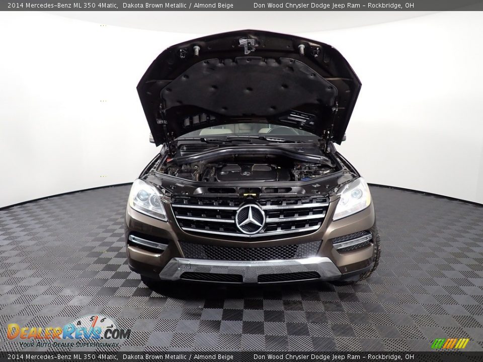 2014 Mercedes-Benz ML 350 4Matic Dakota Brown Metallic / Almond Beige Photo #10