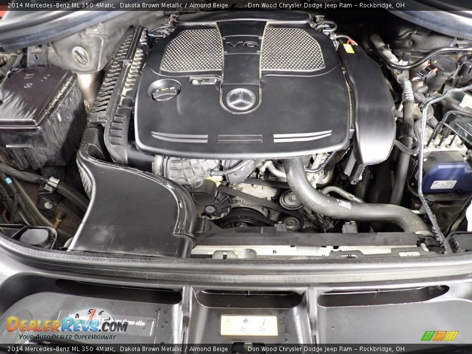 2014 Mercedes-Benz ML 350 4Matic Dakota Brown Metallic / Almond Beige Photo #11