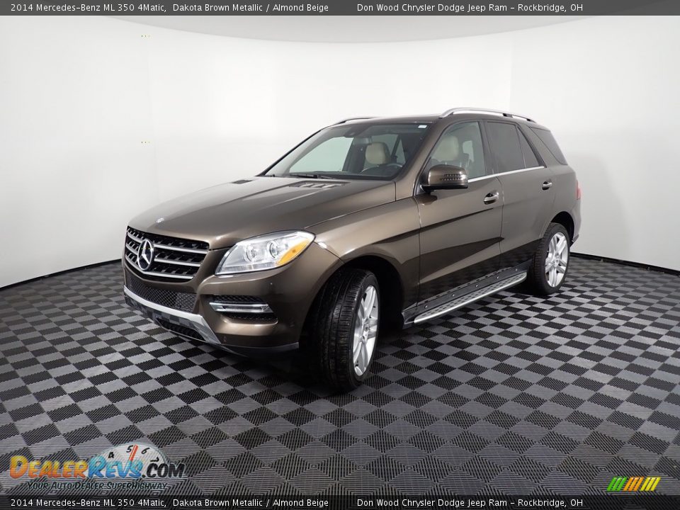 2014 Mercedes-Benz ML 350 4Matic Dakota Brown Metallic / Almond Beige Photo #12