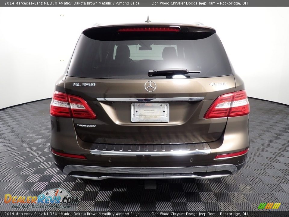 2014 Mercedes-Benz ML 350 4Matic Dakota Brown Metallic / Almond Beige Photo #16