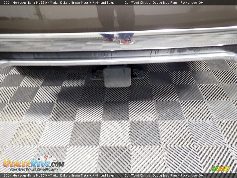 2014 Mercedes-Benz ML 350 4Matic Dakota Brown Metallic / Almond Beige Photo #17