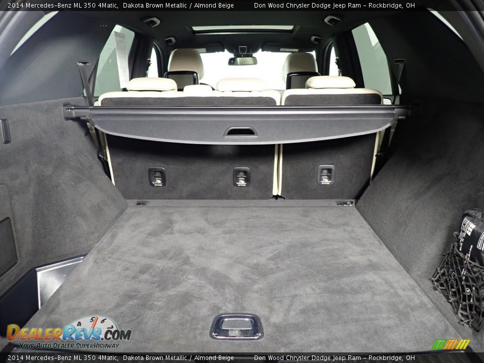 2014 Mercedes-Benz ML 350 4Matic Dakota Brown Metallic / Almond Beige Photo #19