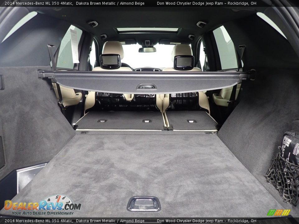2014 Mercedes-Benz ML 350 4Matic Dakota Brown Metallic / Almond Beige Photo #20