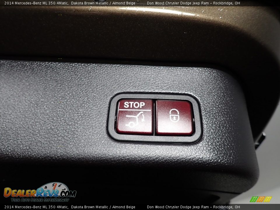 2014 Mercedes-Benz ML 350 4Matic Dakota Brown Metallic / Almond Beige Photo #21