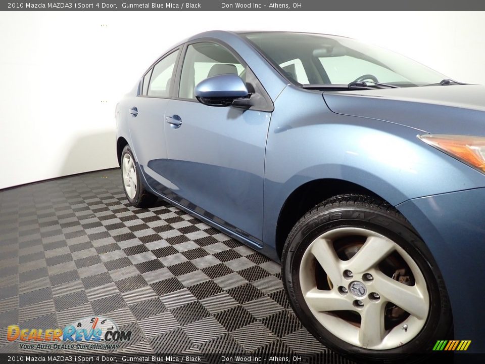 2010 Mazda MAZDA3 i Sport 4 Door Gunmetal Blue Mica / Black Photo #3