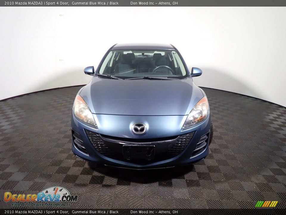 2010 Mazda MAZDA3 i Sport 4 Door Gunmetal Blue Mica / Black Photo #4