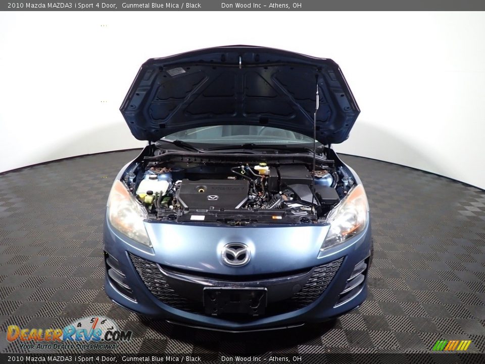 2010 Mazda MAZDA3 i Sport 4 Door Gunmetal Blue Mica / Black Photo #5